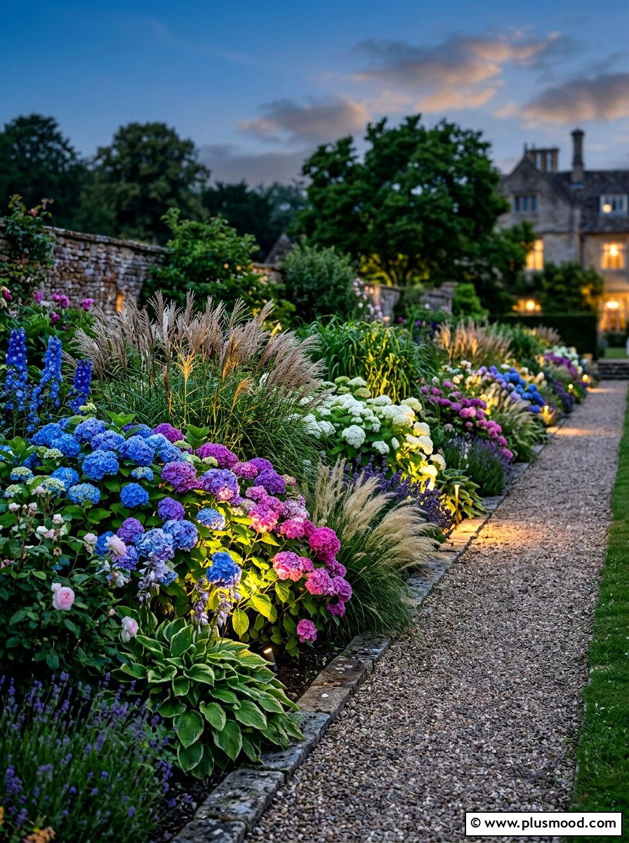 Flower bed spotlights - 25 summer landscape lighting ideas