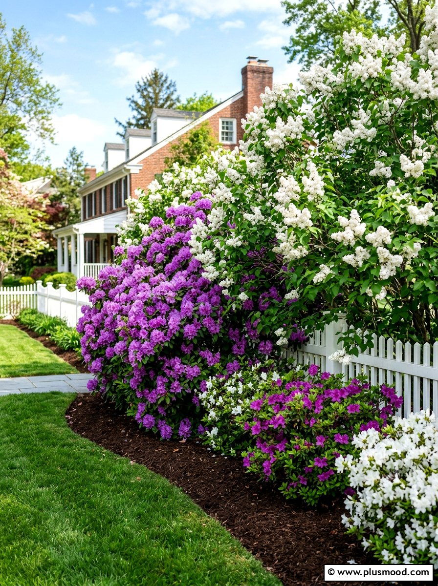 Flowering Shrub Backyard Border - 25 small backyard ideas with flower beds