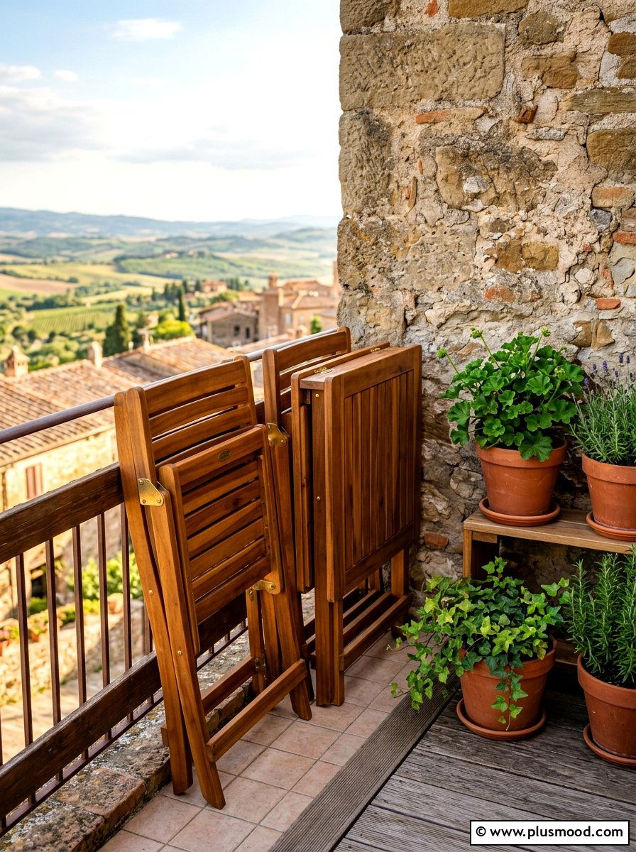 Folding Balcony Furniture - 25 summer condo balcony ideas