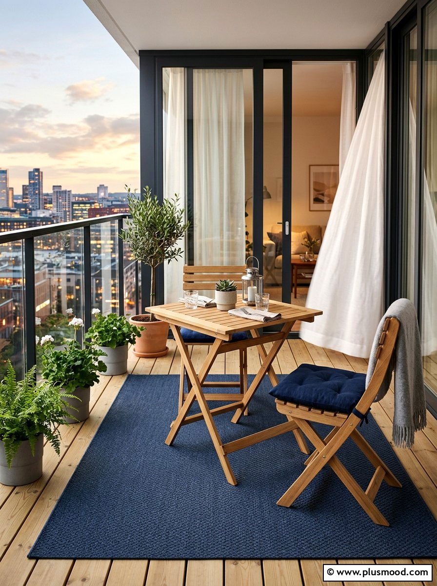Folding Balcony Furniture - 25 summer cozy balcony ideas