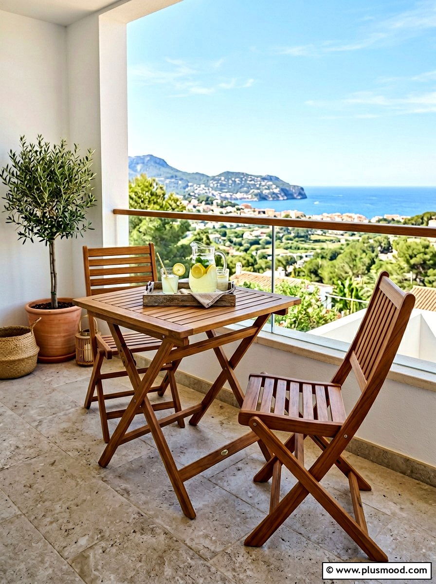 Folding Balcony Furniture - 25 cute summer balcony ideas