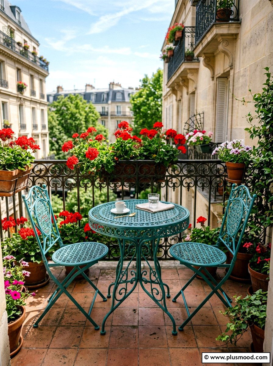 Folding Bistro Set - 25 small backyard ideas for secluded spaces