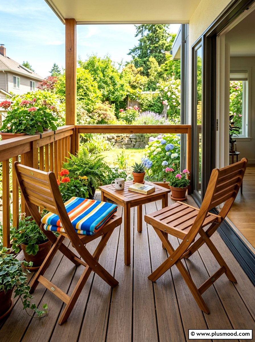Folding Furniture Porch - 25 summer porch ideas for small spaces
