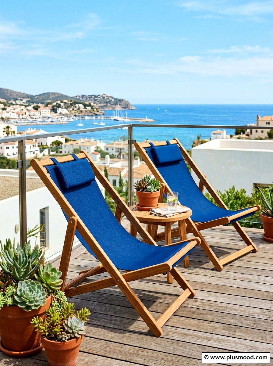 Folding Sling Chairs - 25 summer patio seating ideas