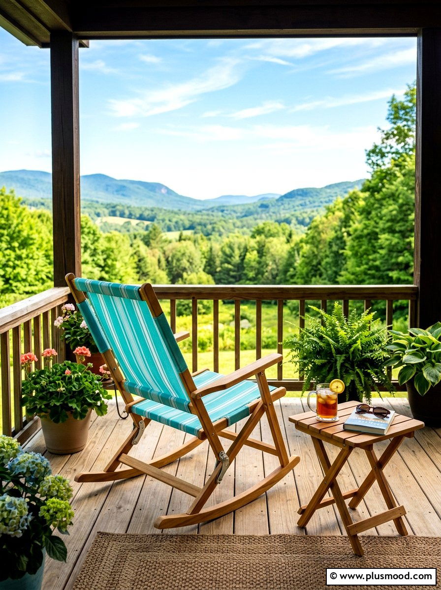 Folding rocking chair porch - 25 summer front porch rocking chair ideas