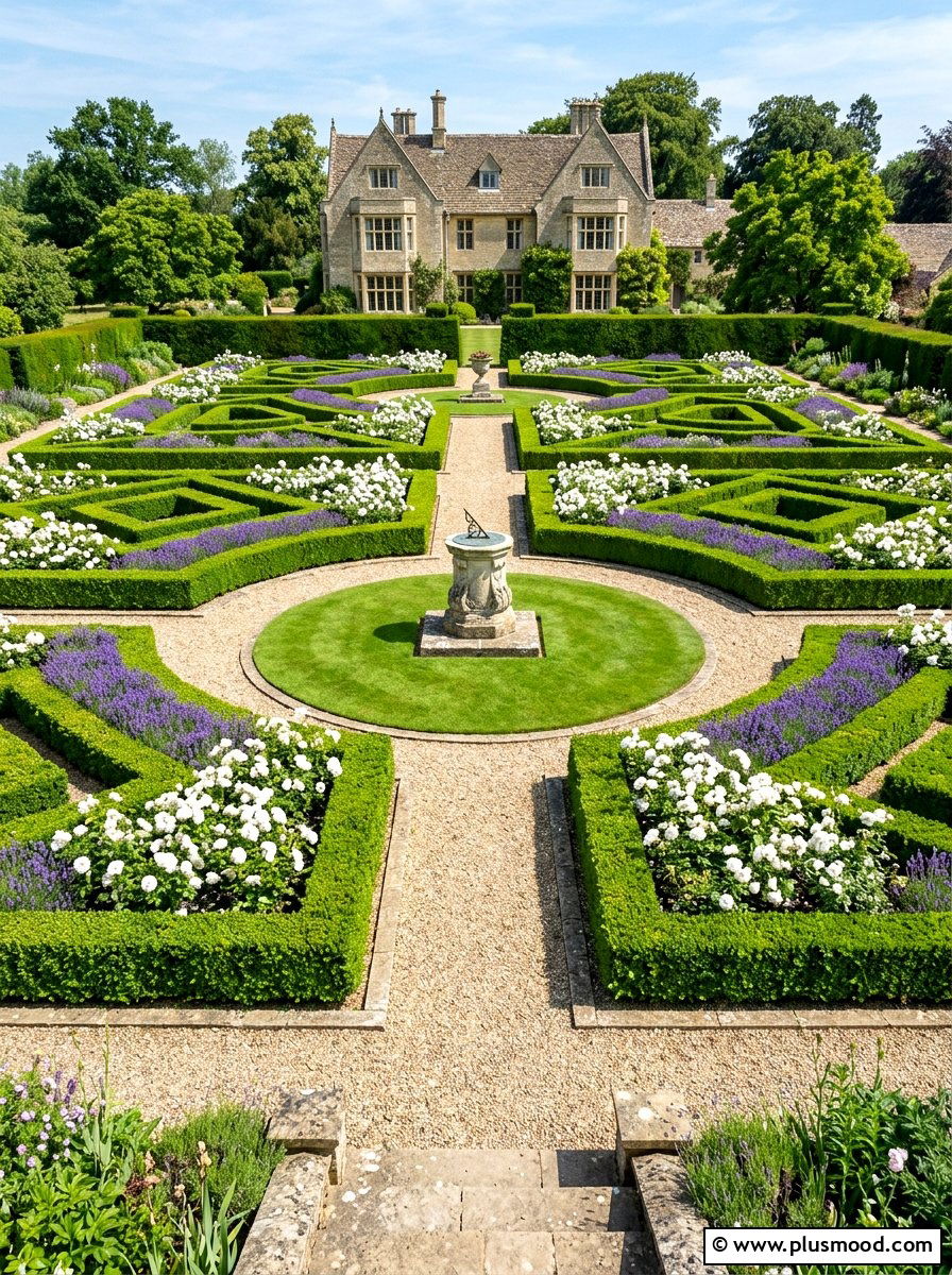 Formal English Boxwood Garden - 25 best summer garden ideas