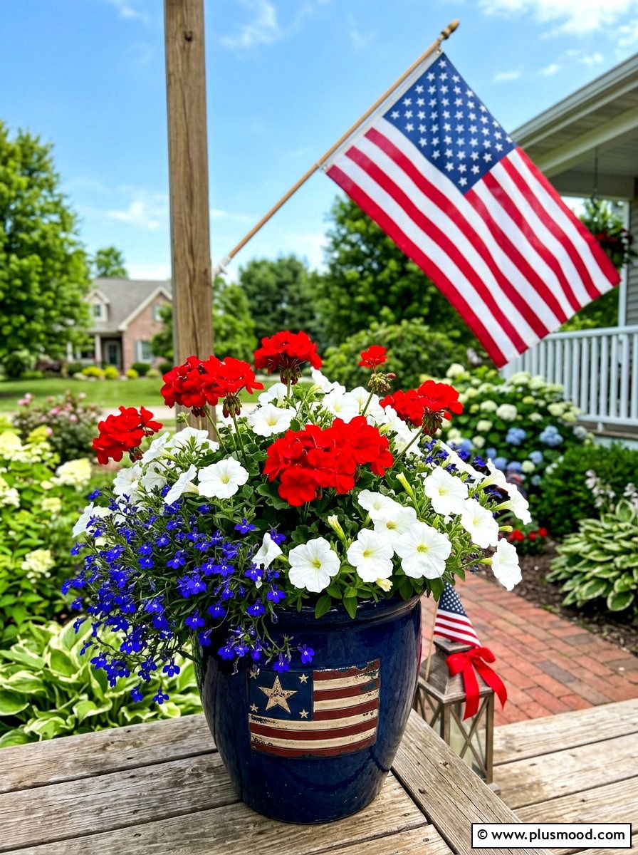 Fourth Of July Flowers - 25 summer porch planter ideas