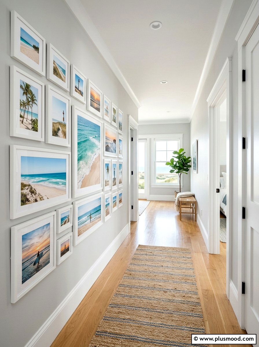 Framed Beach Photography Gallery - 25 summer wall decor ideas