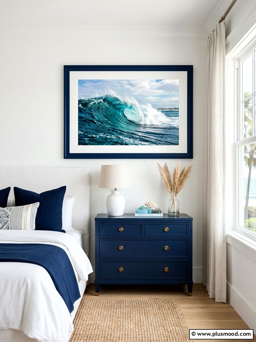Framed Ocean Photography - 25 summer casual elegant decor ideas
