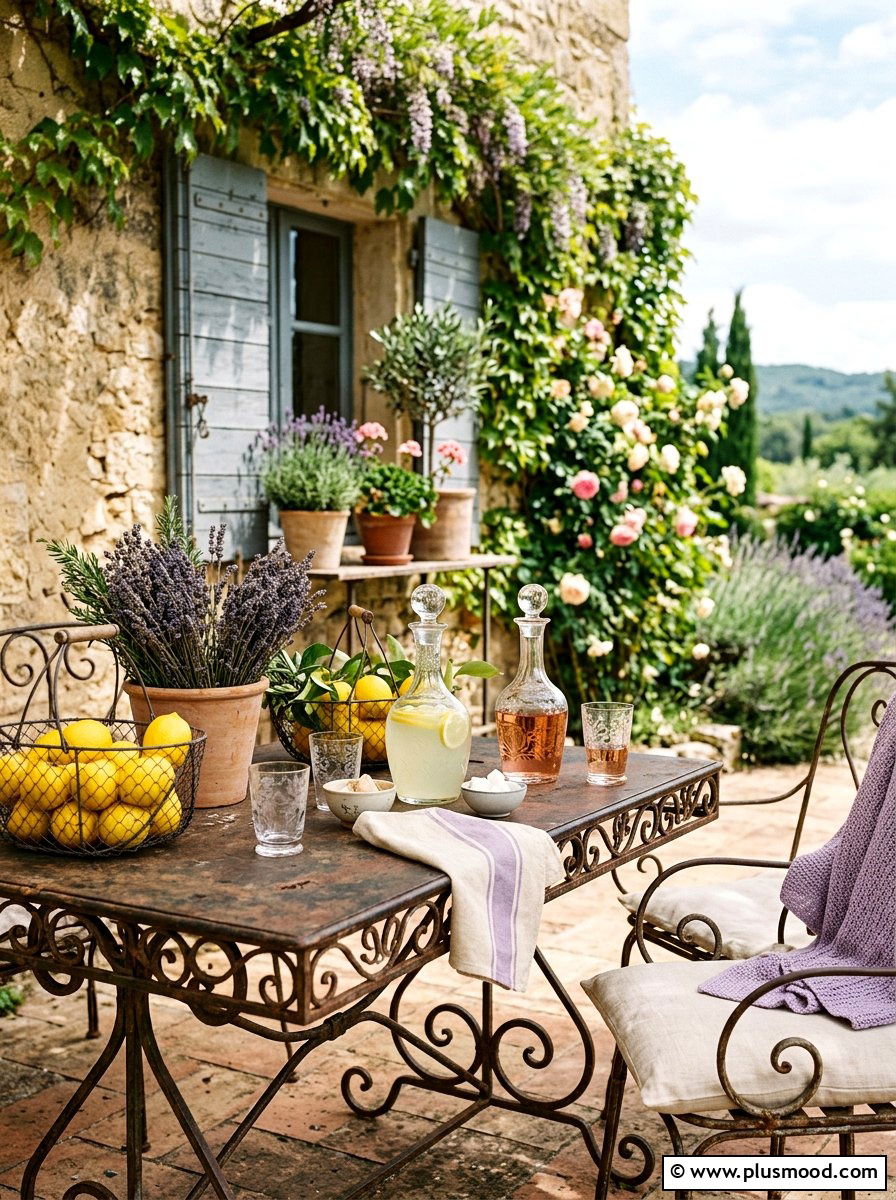 French Country Area - 25 summer lemonade bar ideas