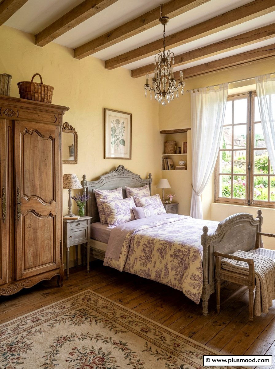 French Country Bedroom - 25 summer cottage bedroom ideas