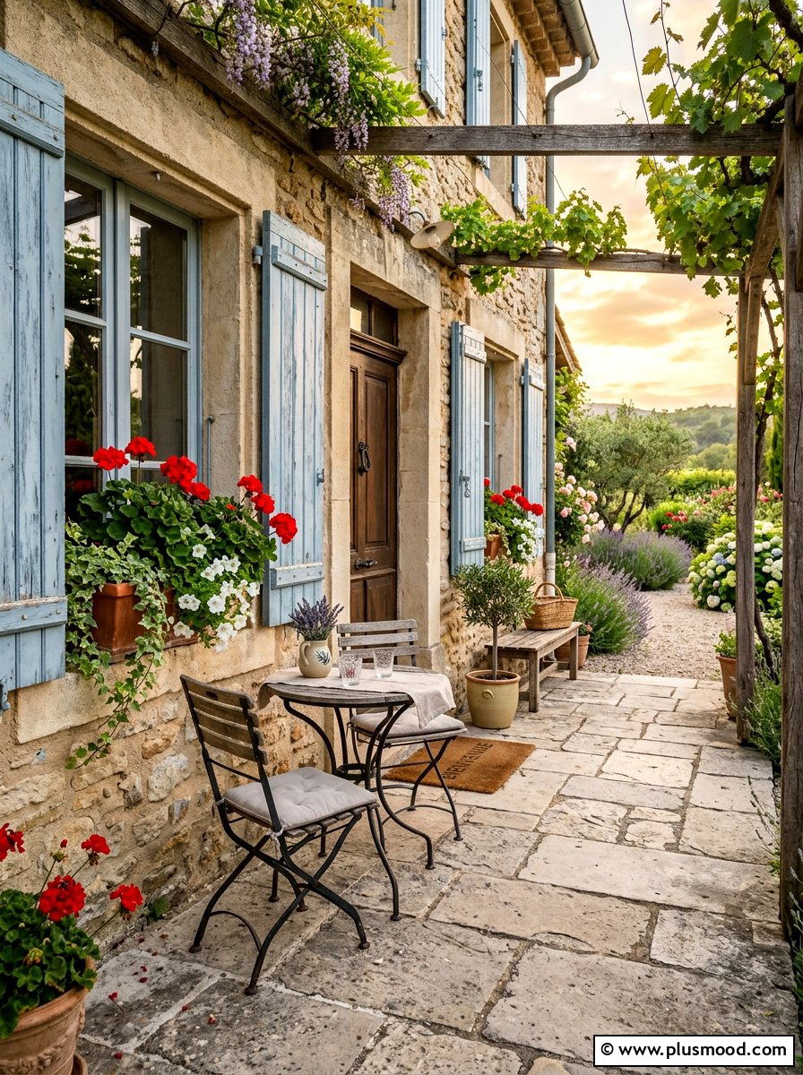 French Country Front Porch - 25 summer front porch refresh ideas