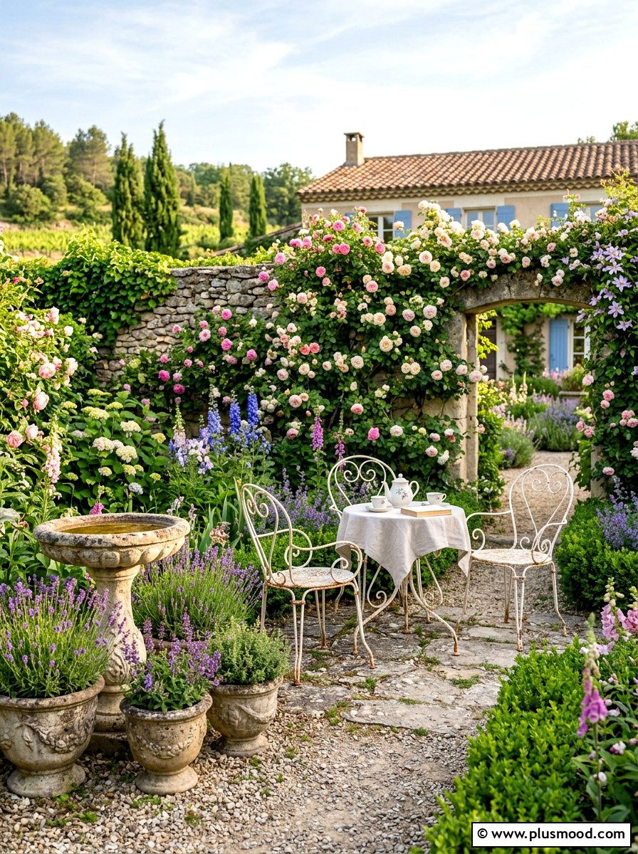 French Country Garden - 25 summer patio styling ideas