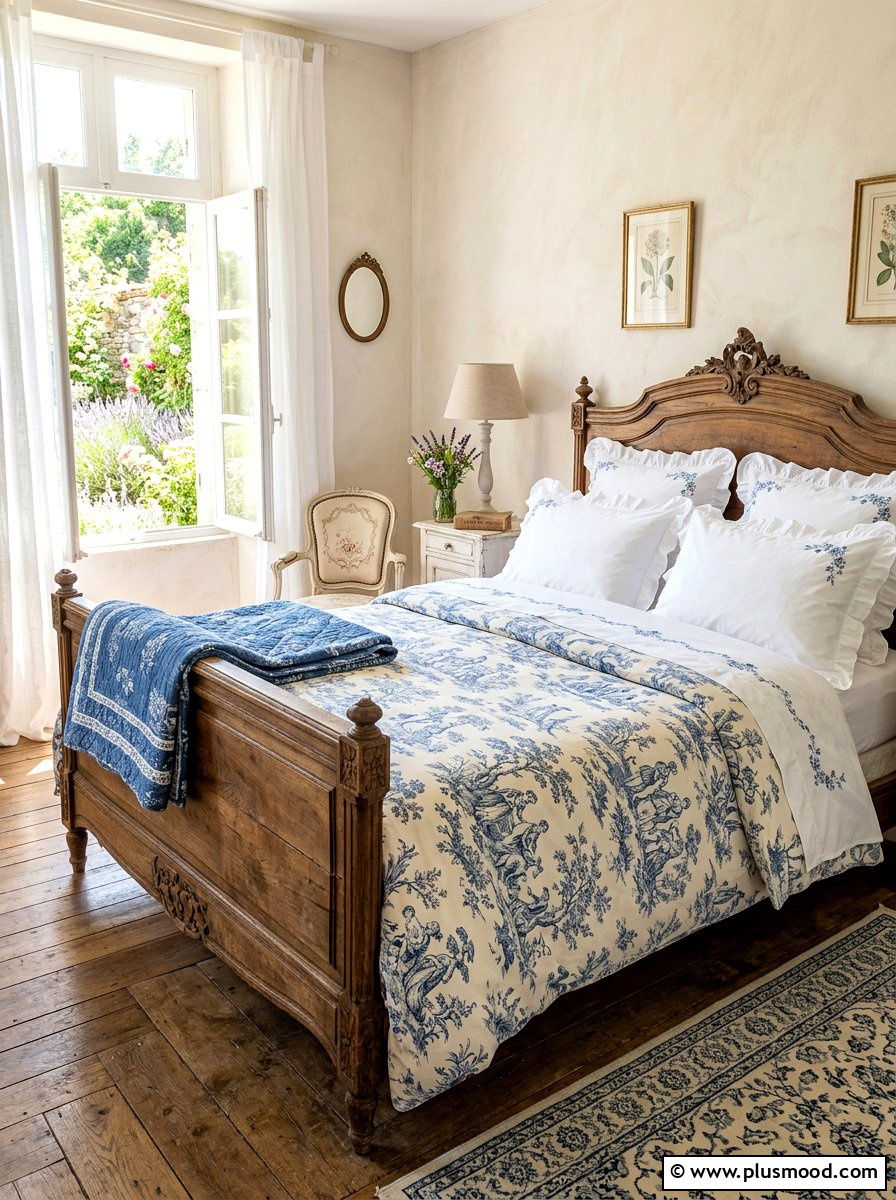 French Country Summer Bed - 25 summer bed styling ideas
