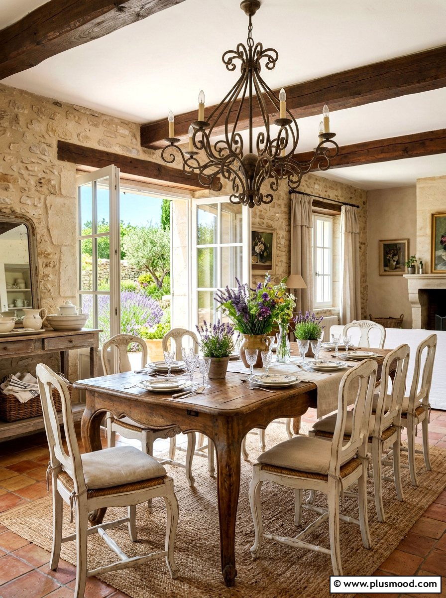 French Country Summer Dining Room - 25 summer dining room ideas