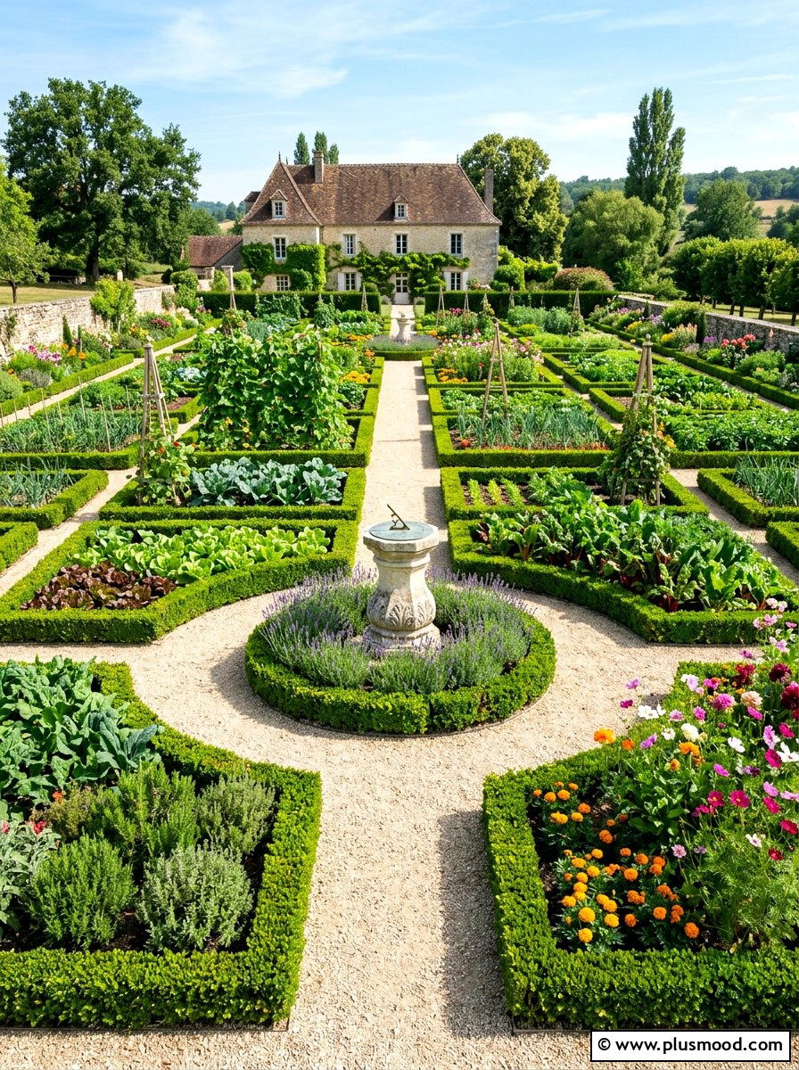 French Potager Garden Style - 25 summer kitchen garden ideas