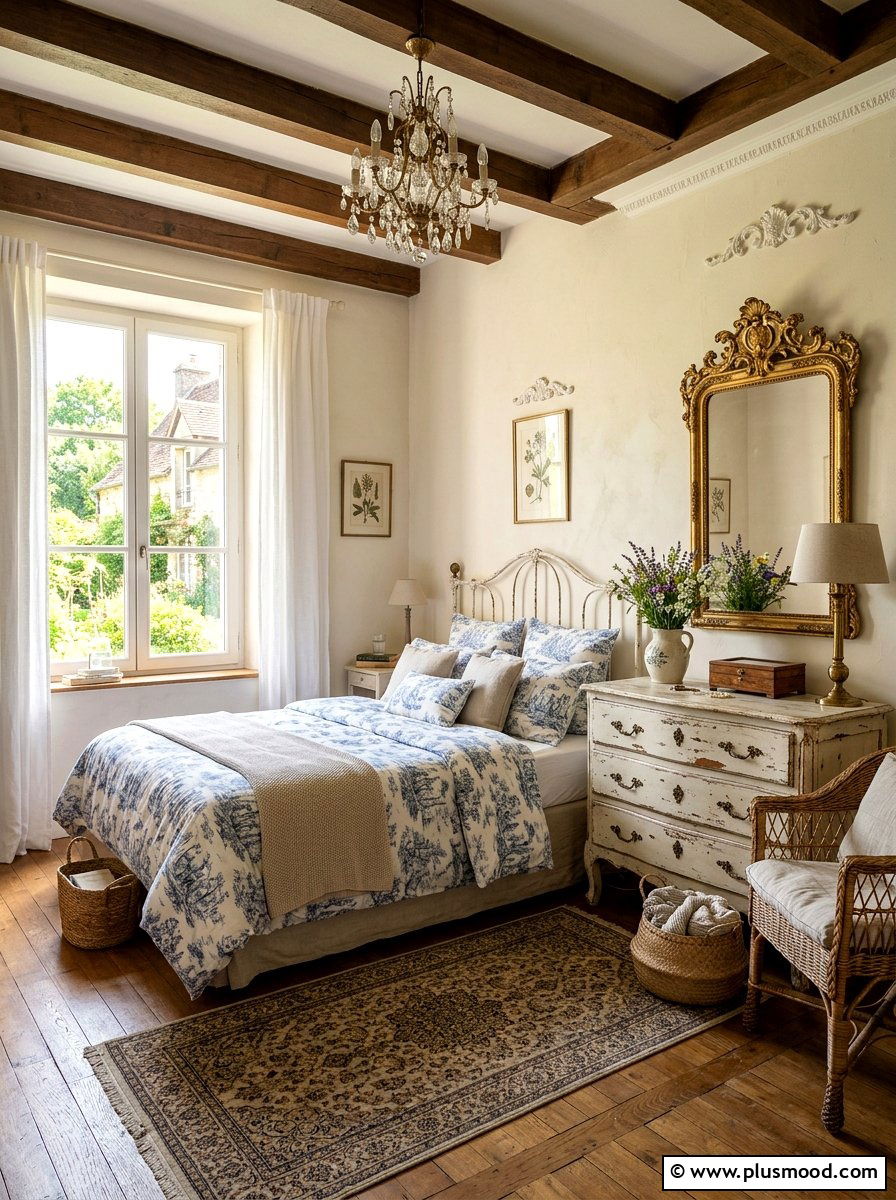 French country guest bedroom - 25 summer guest bedroom ideas