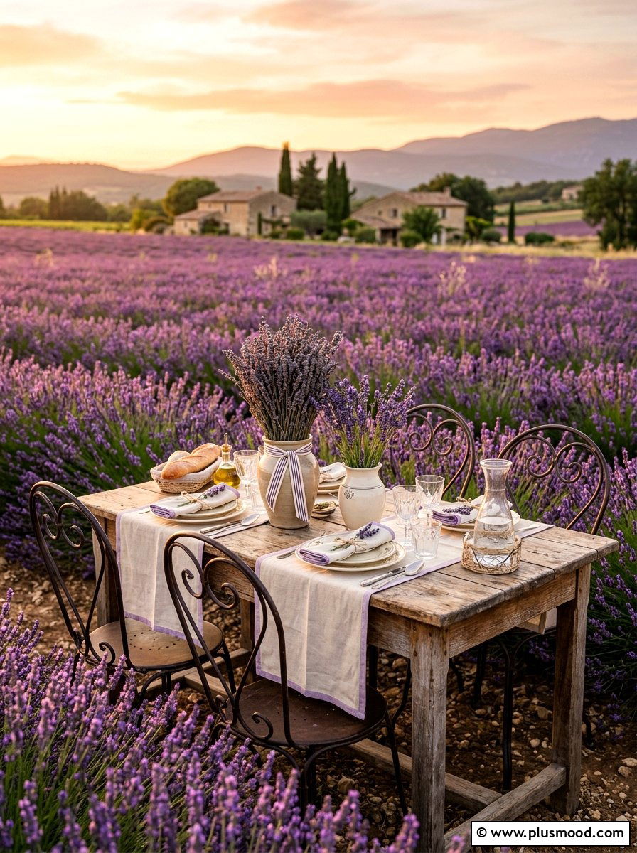 French country table - 25 summer entertaining table ideas