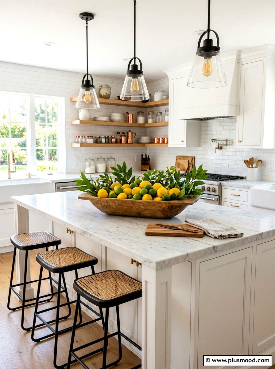 Fresh Citrus Bowl - 25 late summer centerpiece ideas