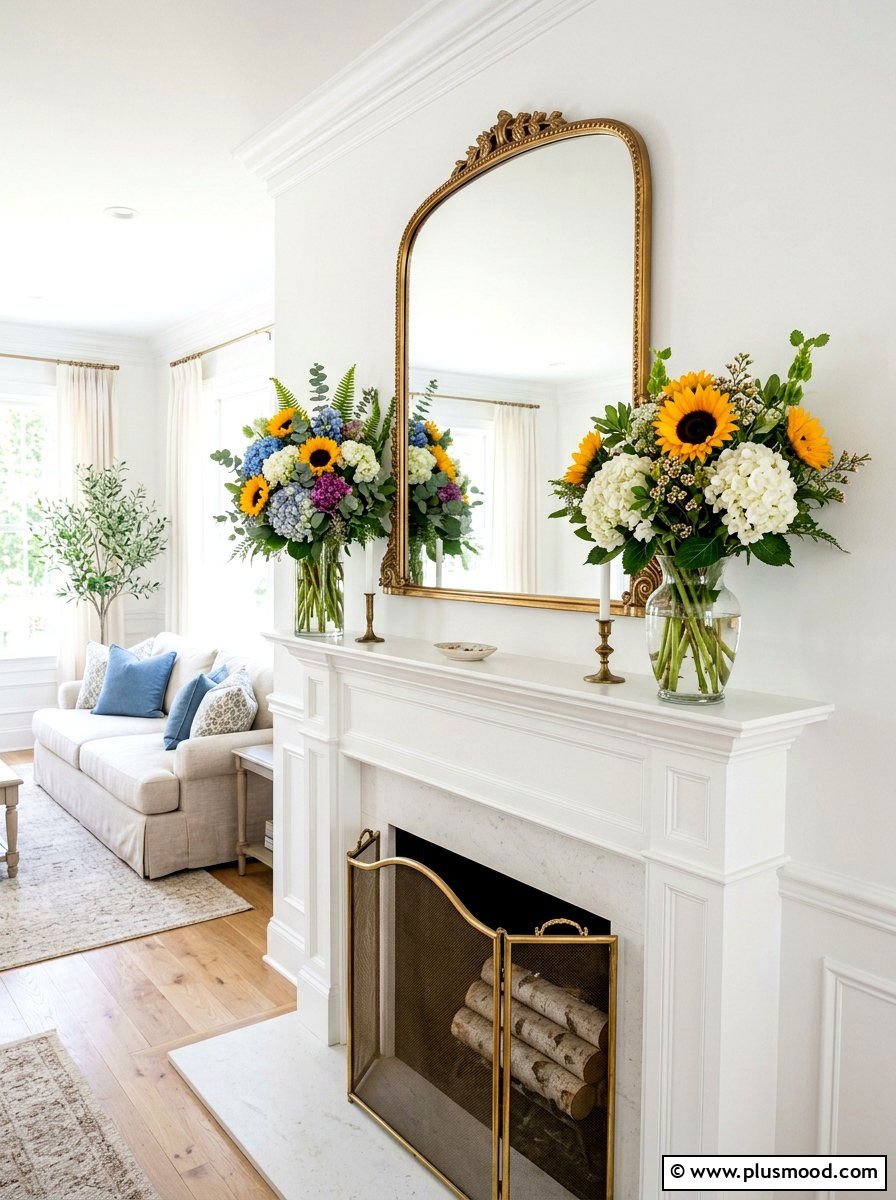 Fresh Flower Arrangements - 25 summer home makeover ideas