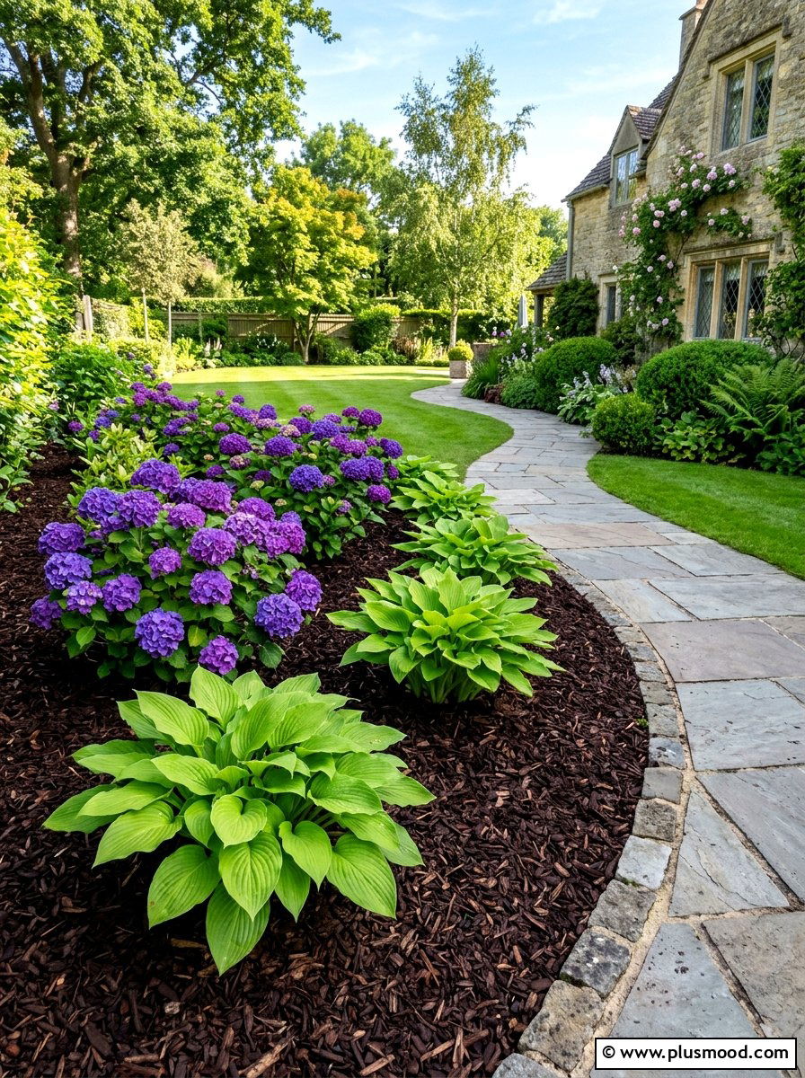 Fresh Wood Mulch - 25 summer backyard cheap makeover ideas