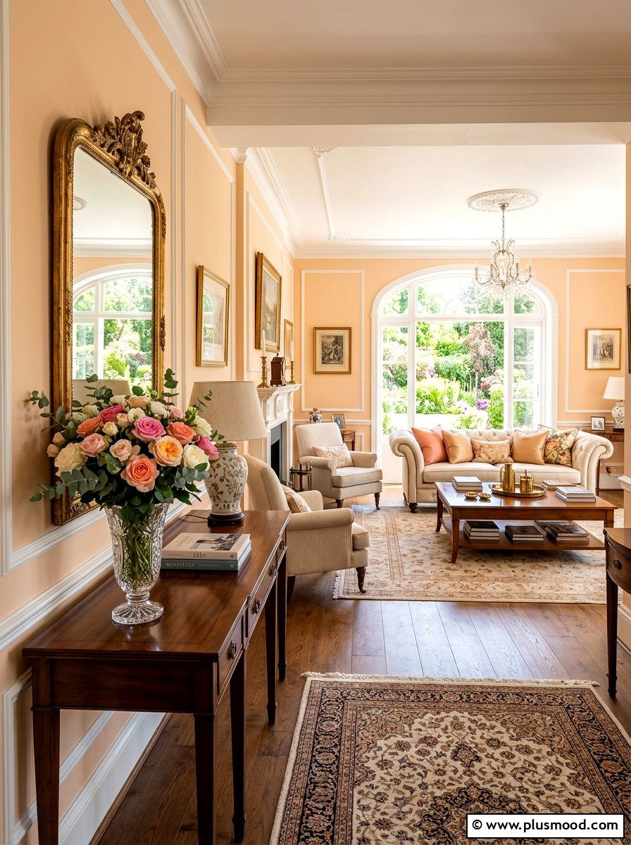 Fresh garden rose vase - 25 summer floral decor ideas for living room
