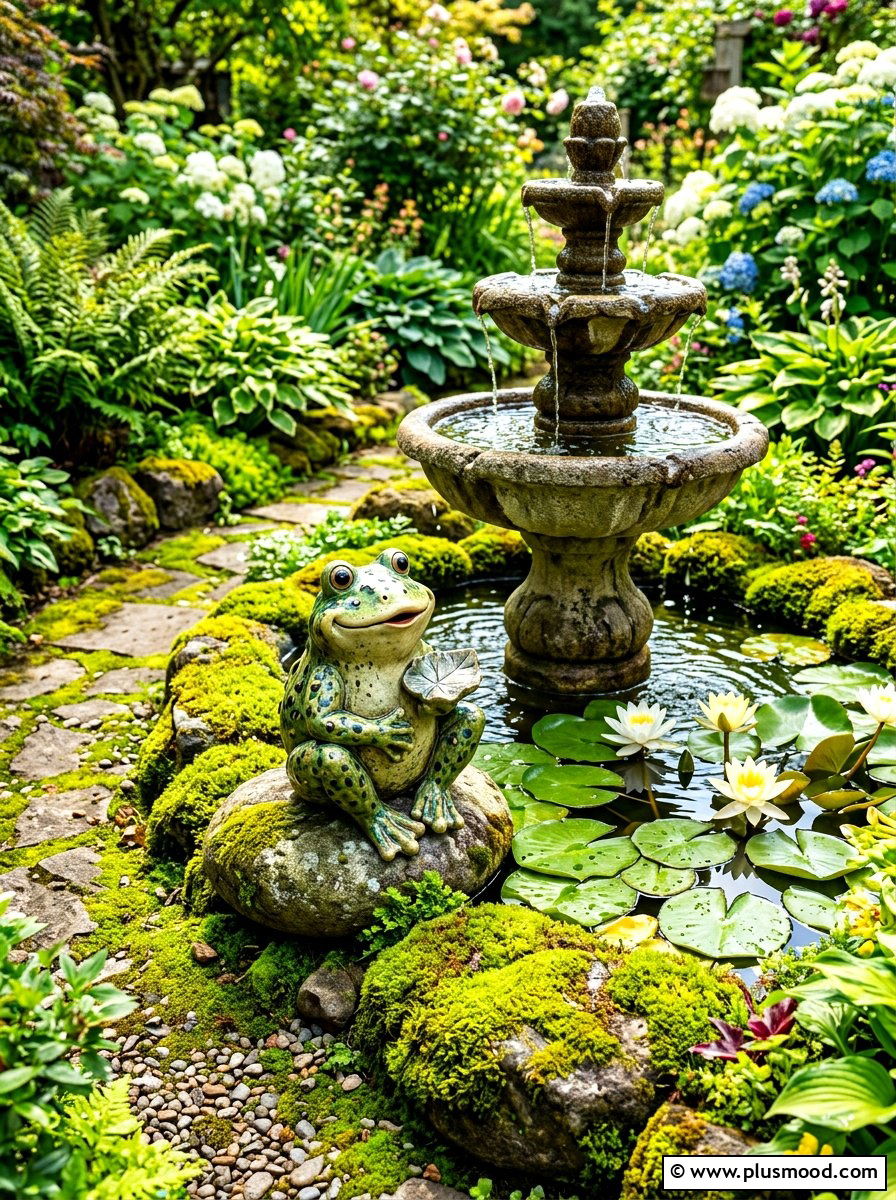 Frog Garden Statue - 25 summer garden statue ideas