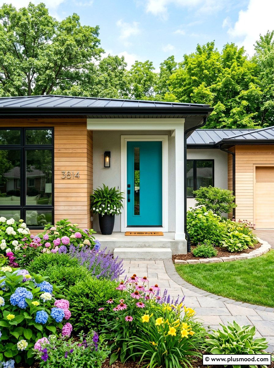 Front Door Paint - 25 summer easy curb appeal ideas