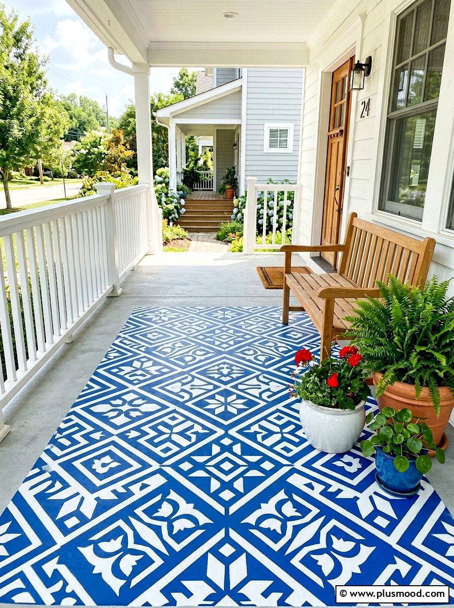Front Porch Floor Paint - 25 summer boho front porch ideas