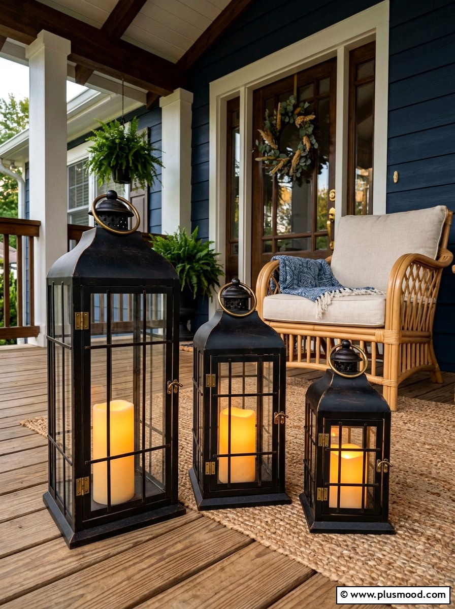 Front Porch Lanterns - 25 summer boho front porch ideas