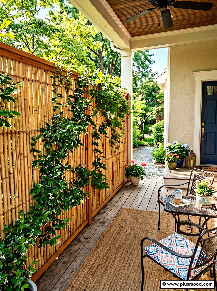 Front Porch Privacy Screen - 25 summer boho front porch ideas