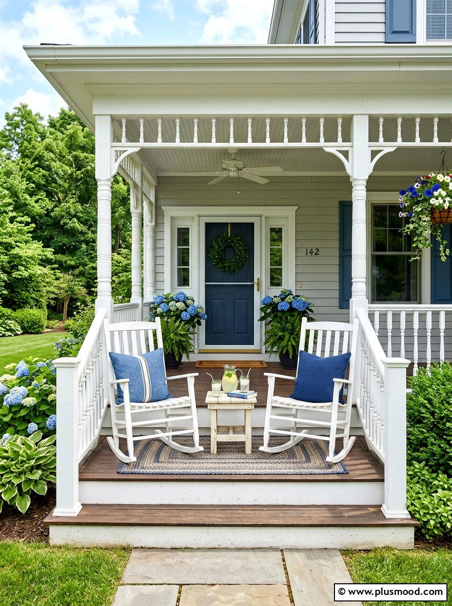 Front Porch Rocking Chair - 25 August home decor ideas