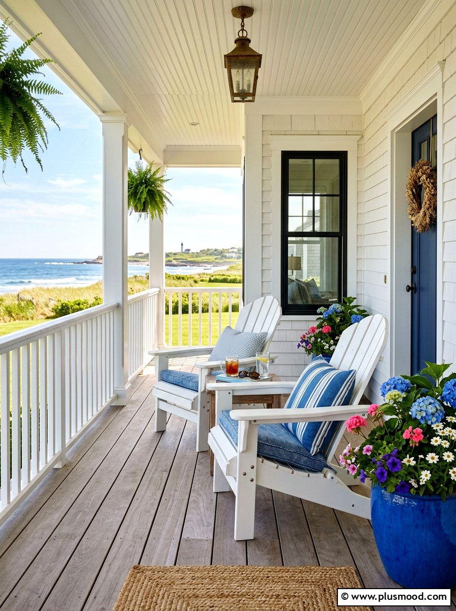 Front Porch Seating - 25 summer front yard makeover ideas