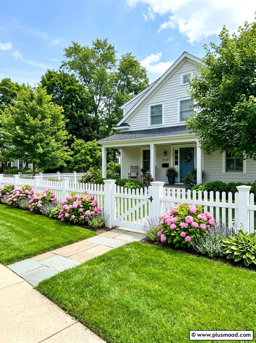 Front Yard Fence - 25 summer front yard curb appeal ideas