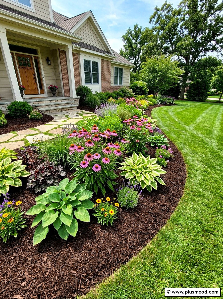 Front Yard Landscaping Mulch - 25 late summer curb appeal ideas