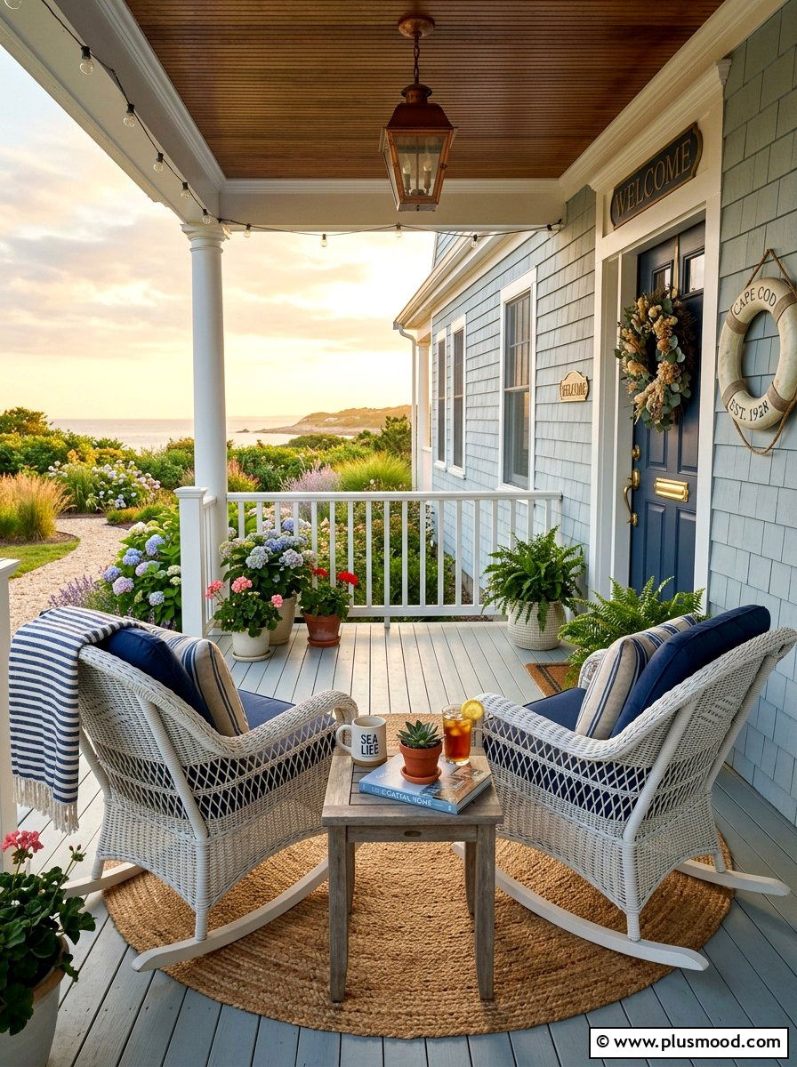 Front porch seating - 25 summer curb appeal ideas