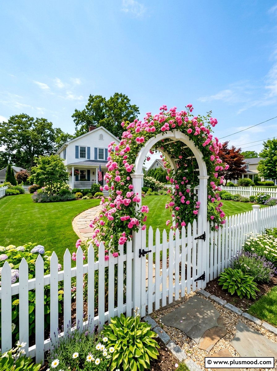 Front yard fence - 25 summer curb appeal ideas