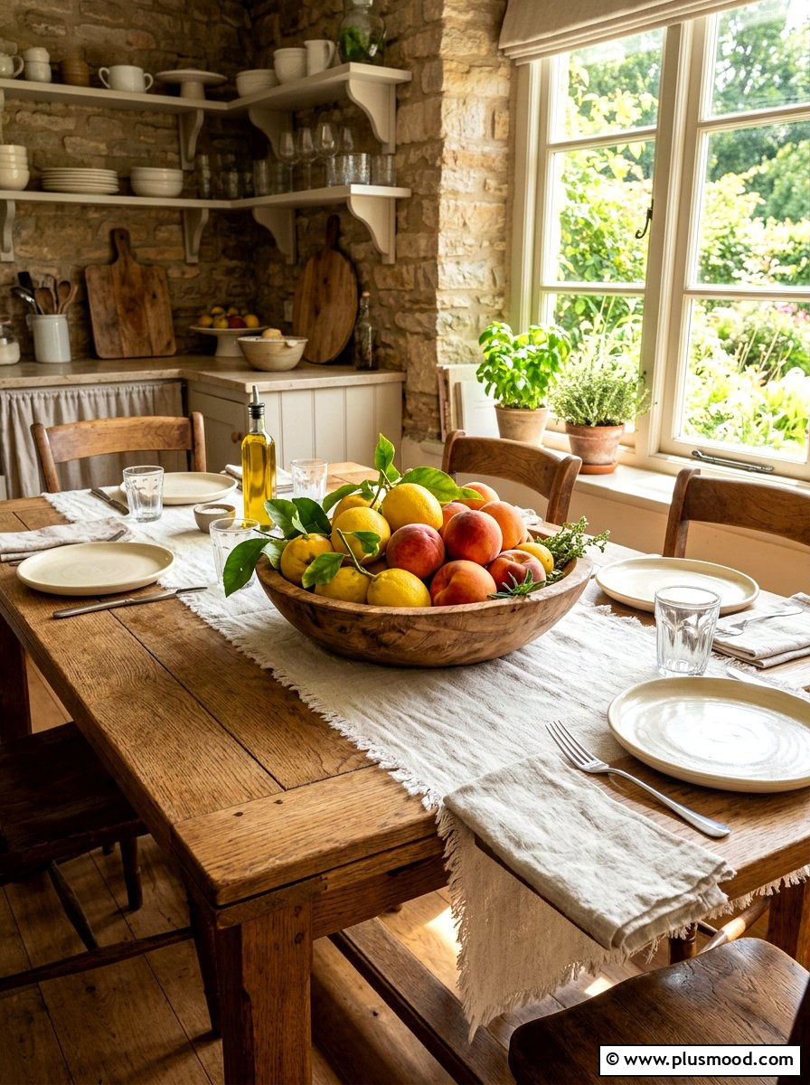 Fruit Bowl Centerpiece - 25 summer home decor ideas