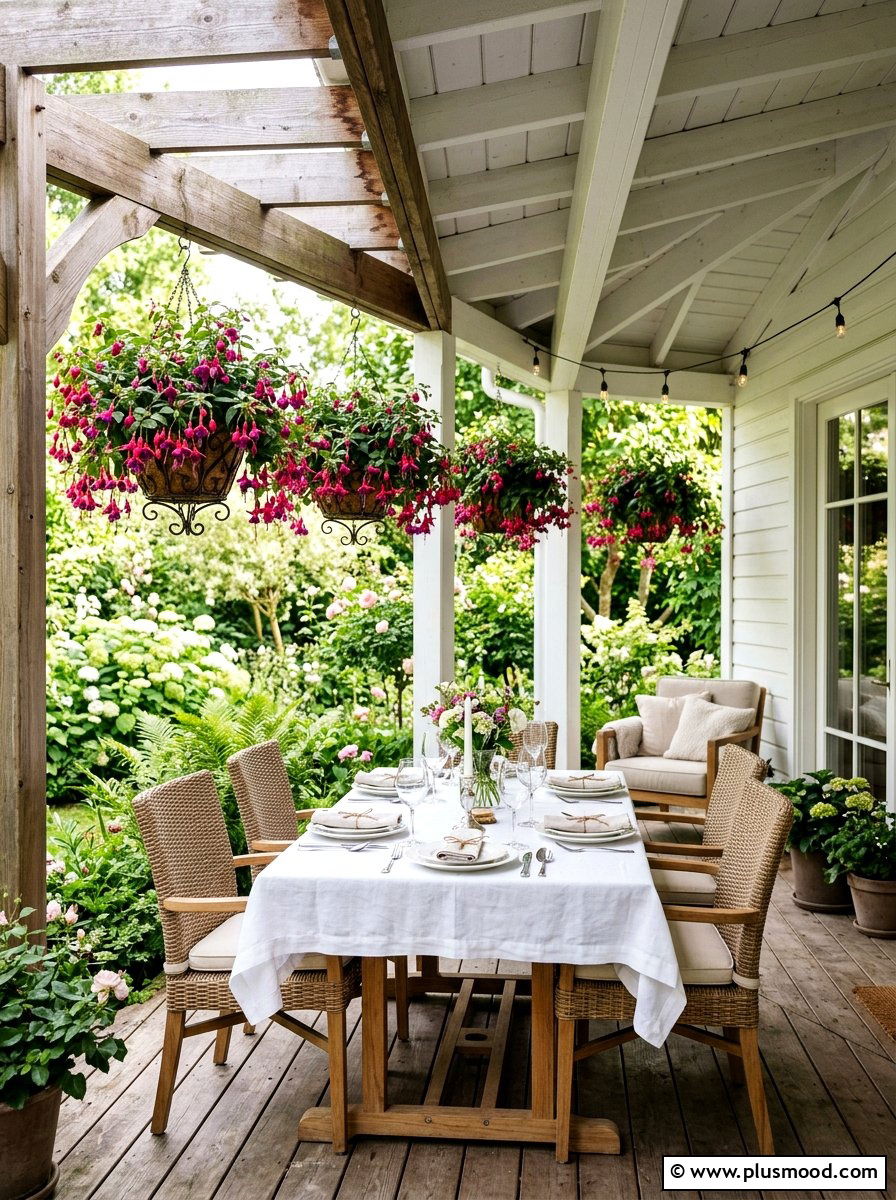 Fuchsia For Covered Patios - 25 summer patio flower ideas