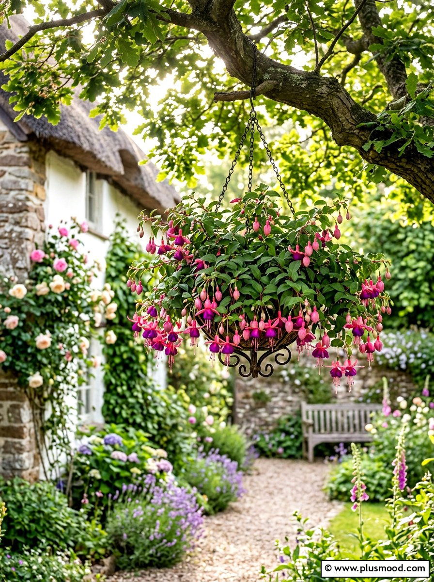 Fuchsia Hanging Basket - 25 summer hanging basket ideas for summer