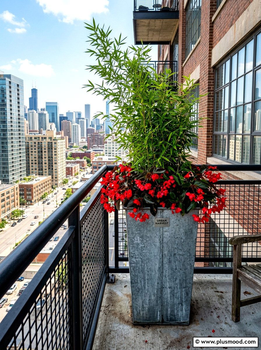Galvanized metal tall planter - 25 summer tall planter ideas