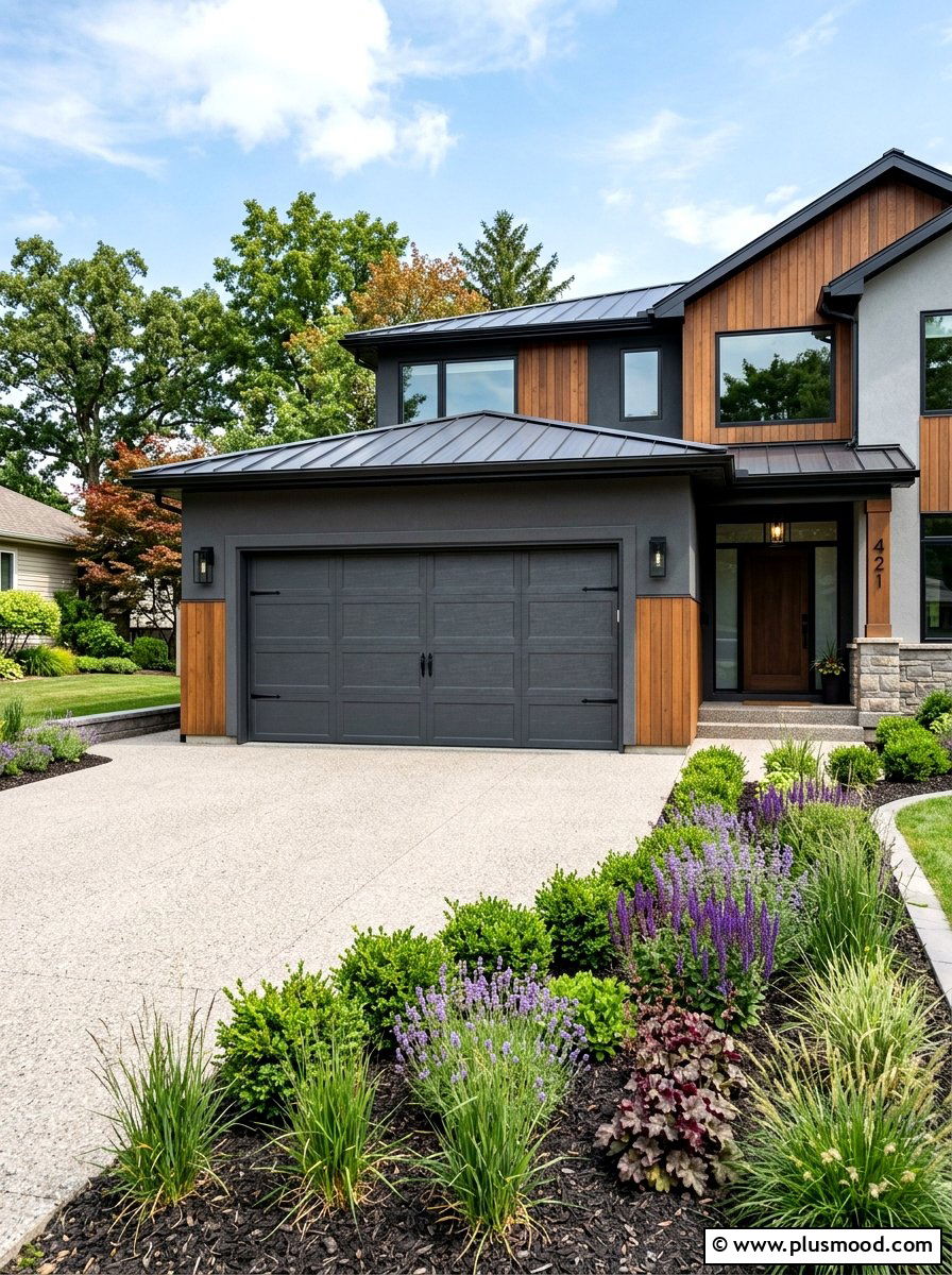 Garage Door - 25 summer easy curb appeal ideas