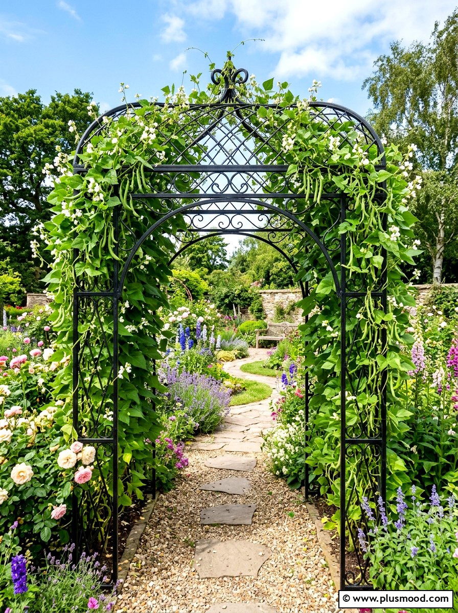 Garden Arch Trellis Structure - 25 summer kitchen garden ideas