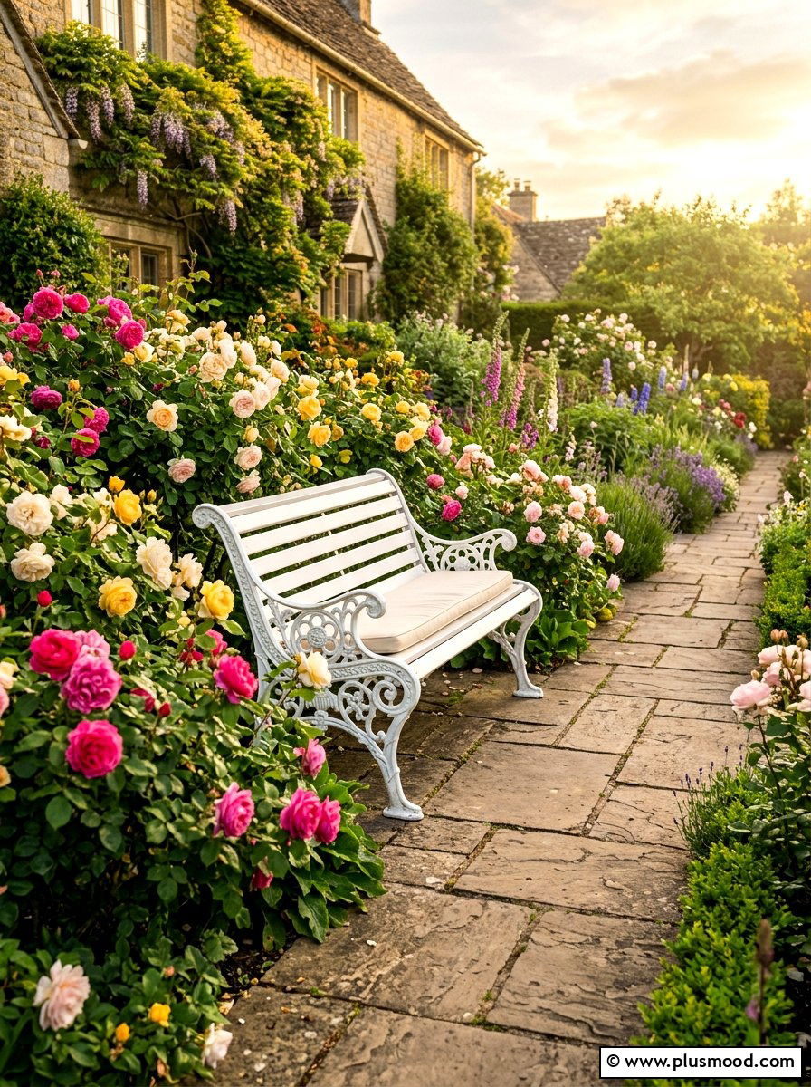 Garden Bench - 25 summer patio refresh ideas