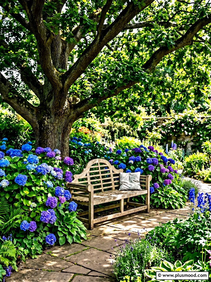 Garden Bench - 25 easy summer garden ideas