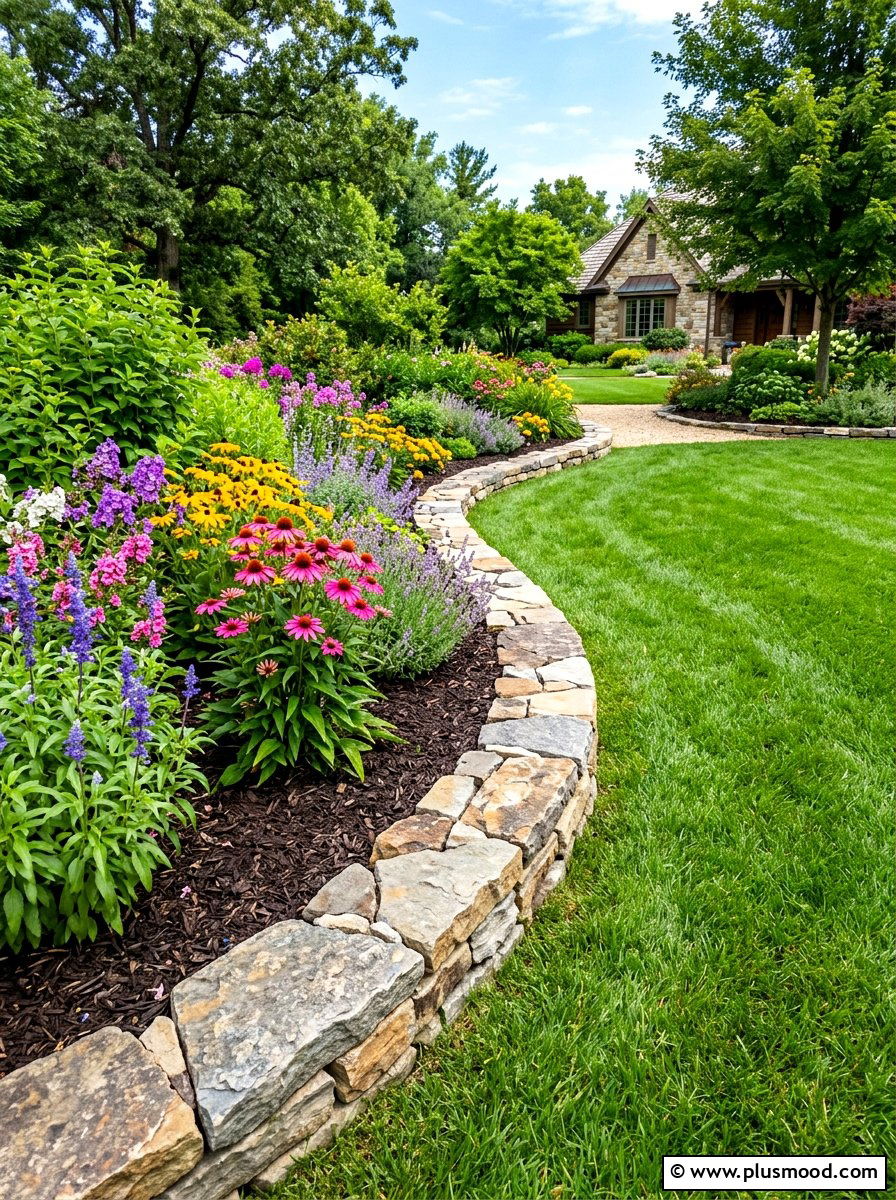 Garden Edging - 25 end of summer curb appeal ideas