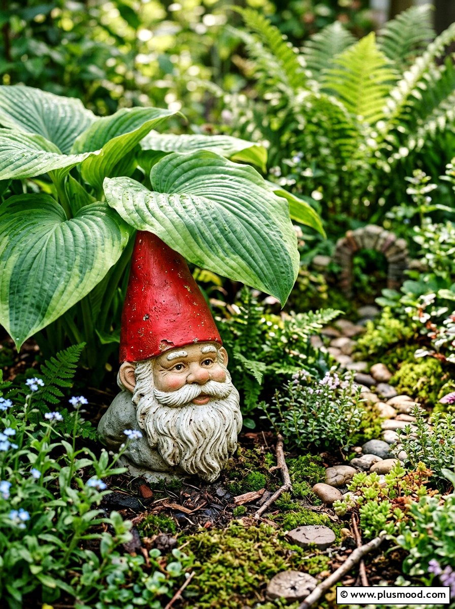Garden Gnome Stone - 25 painted rock ideas with faces
