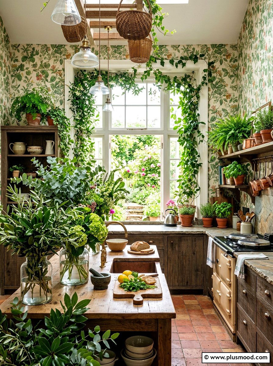 Garden Inspired Kitchen - 25 summer kitchen styling ideas