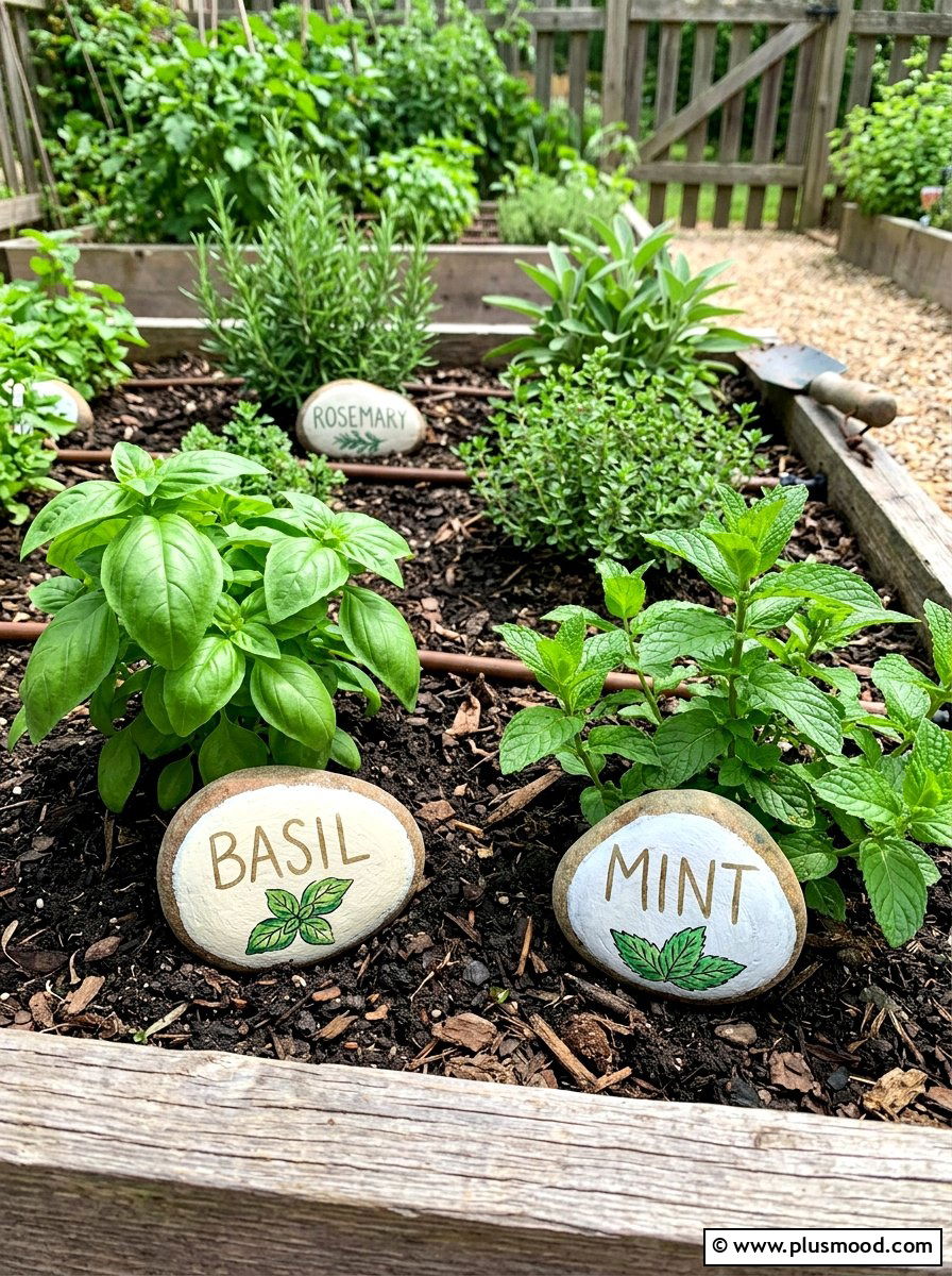 Garden Marker Painted Rock - 25 painted rock ideas for mothers day