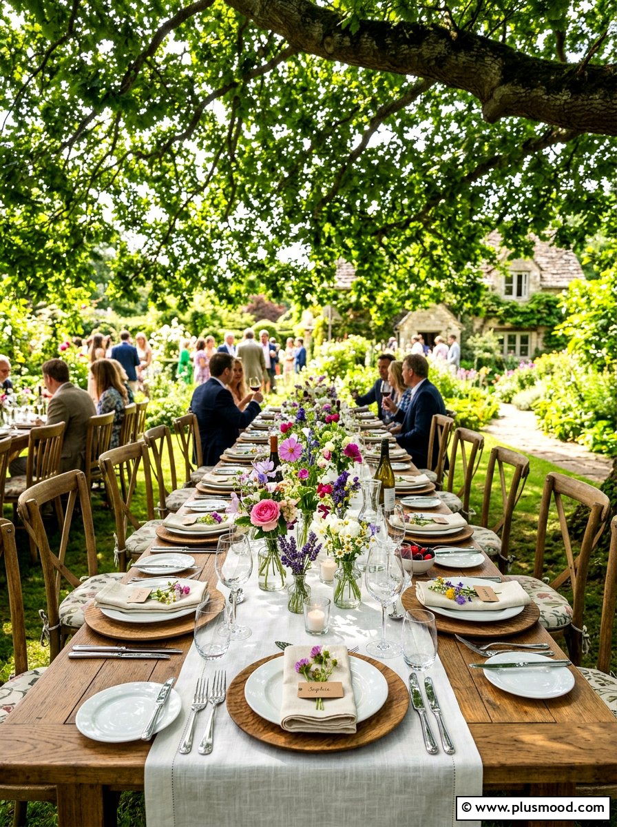 Garden Party Table Scape - 25 summer summer barbecue ideas